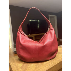 Vintage Coach Red Ergo Shoulder Bag Large 9921